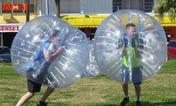 happiness from a typical zorb ball